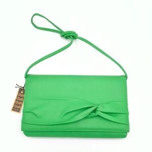Vintage Calego Montreal Green Evening Clutch Shoulder Bag